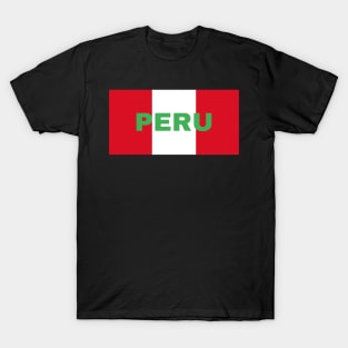 Peru Flag Colors T-Shirt